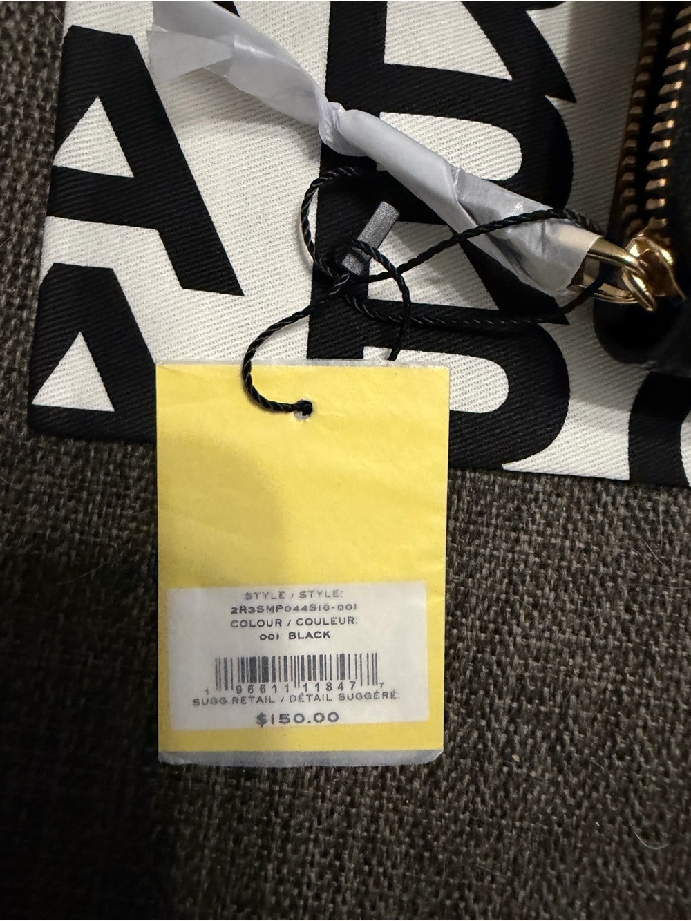 Marc Jacobs Black 'The Wallet' Pebbled Leather Card Wallet - Picture 3 of 3